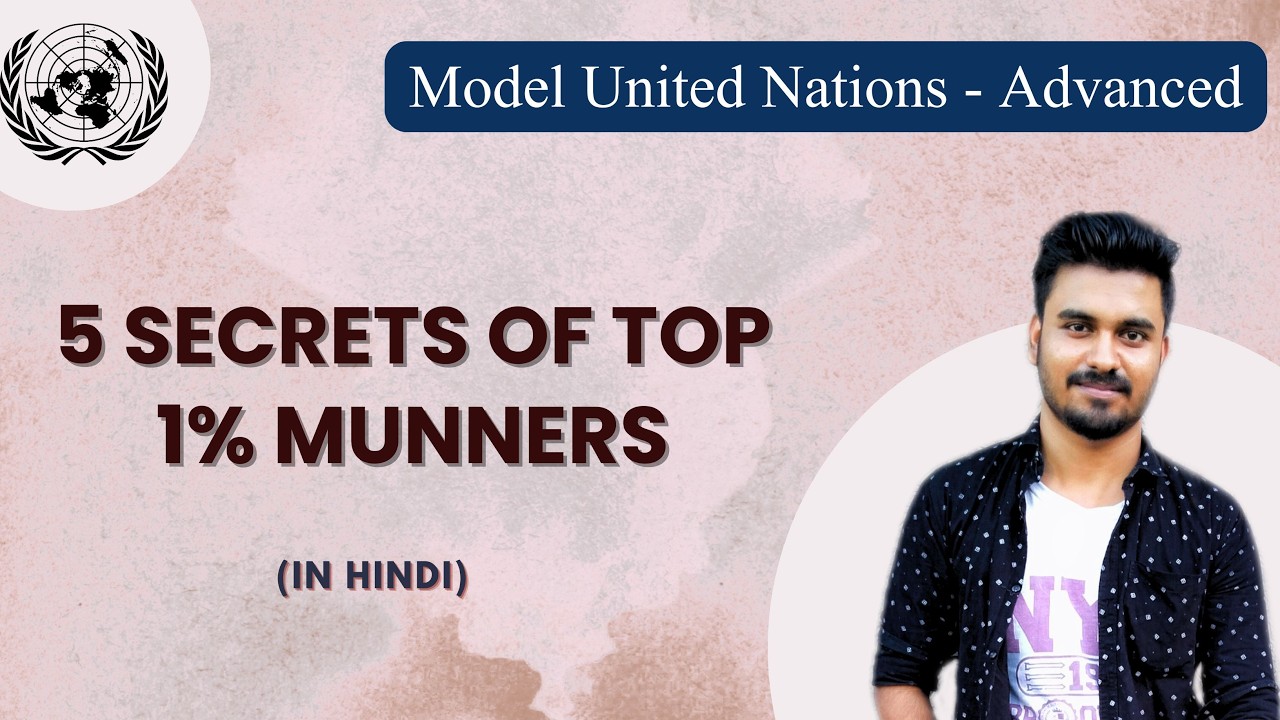 5 Secrets of Top 1% MUNners | What is MUN | Model UN | Introduction to MUN | 