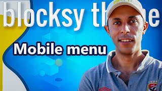 how to edit blocksy theme mobile menu