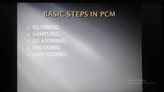 Pulse Code Modulation (PCM)