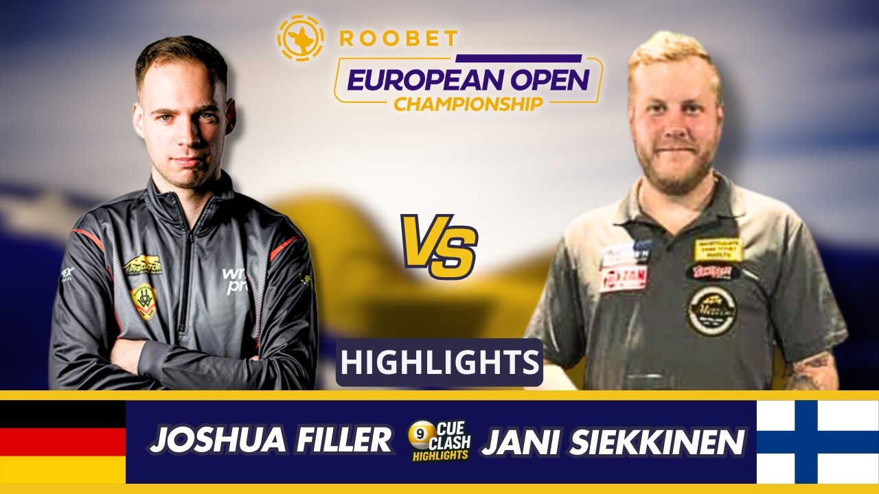 Джошуа Филлер vs Яни Сиккинен | W. Квалификация | Основные моменты Открытого чемпионата Европы 20...