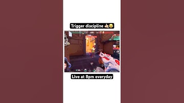Trigger discipline gets you Ace 🔥😂 #valorant #valorantclips #shorts