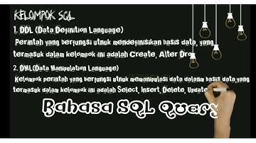 Dasar DDL dan DML sql query di xampp phpmyadmin