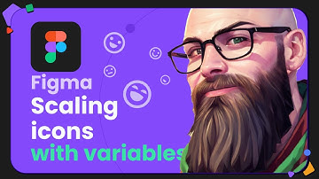 Scaling icons with variables in Figma tutorial