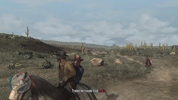 Red Dead Redemption Escort a Traveler Safety Random Event