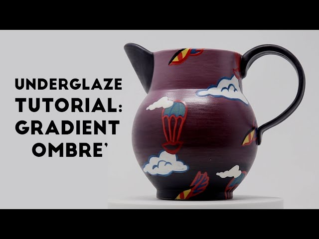 Underglaze Tutorial: Gradient and Ombre'- How to Blend Underglaze 