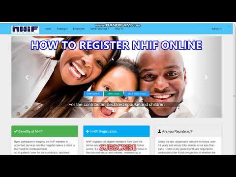 NHIF REGISTRATION ONLINE. BE COVERED.