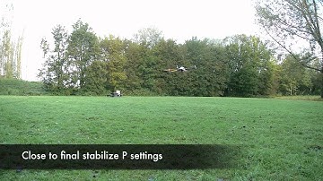 MegaPirate PID tuning - stabilize mode