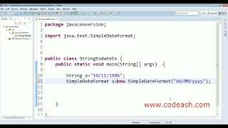 String to Date conversion in java | How to convert String to Date in java