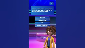 #shorts General Knowledge Quiz Game. Sophia the Robot.