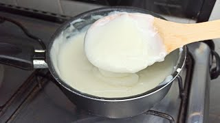 MINGAU DE MAISENA CREMOSO FEITO COM APENAS 3 INGREDIENTES PRONTO EM 2 MINUTOS