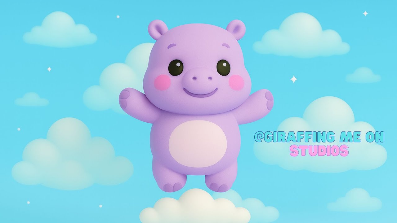 Calm + Curious | Hippo Bounce | Soothing Sensory Videos