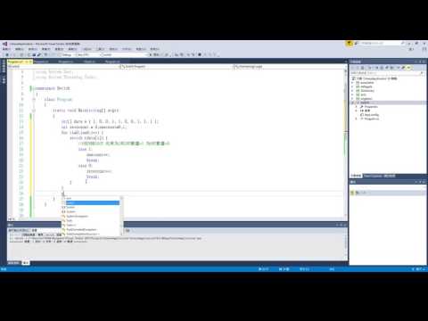 C# switch 迴圈加法