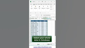 Multiple lookup values 😱 #excel #dget #vlookup #multiplelookup #vikominstitute
