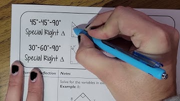 8-1A Pythagorean Theorem & Special Right Triangles