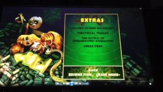 Kung Fu Panda 3 DVD Menu Walkthrough