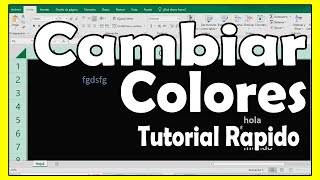 Como cambiar color de fondo y texto en Excel Cambiar el color del texto screenshot 1
