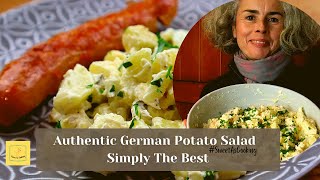 Authentic German Potato Salad  So Tasty! Deutscher Kartoffelsalat wie bei meiner Oma