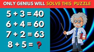 Can You Crack This Hidden Math Pattern? | Genius Logic Puzzle Challenge 🔥🧠