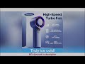 Why Everyone’s Talking About This Product! KINSCOTER Portable Handheld Turbo Fan 100 Wind Speeds A