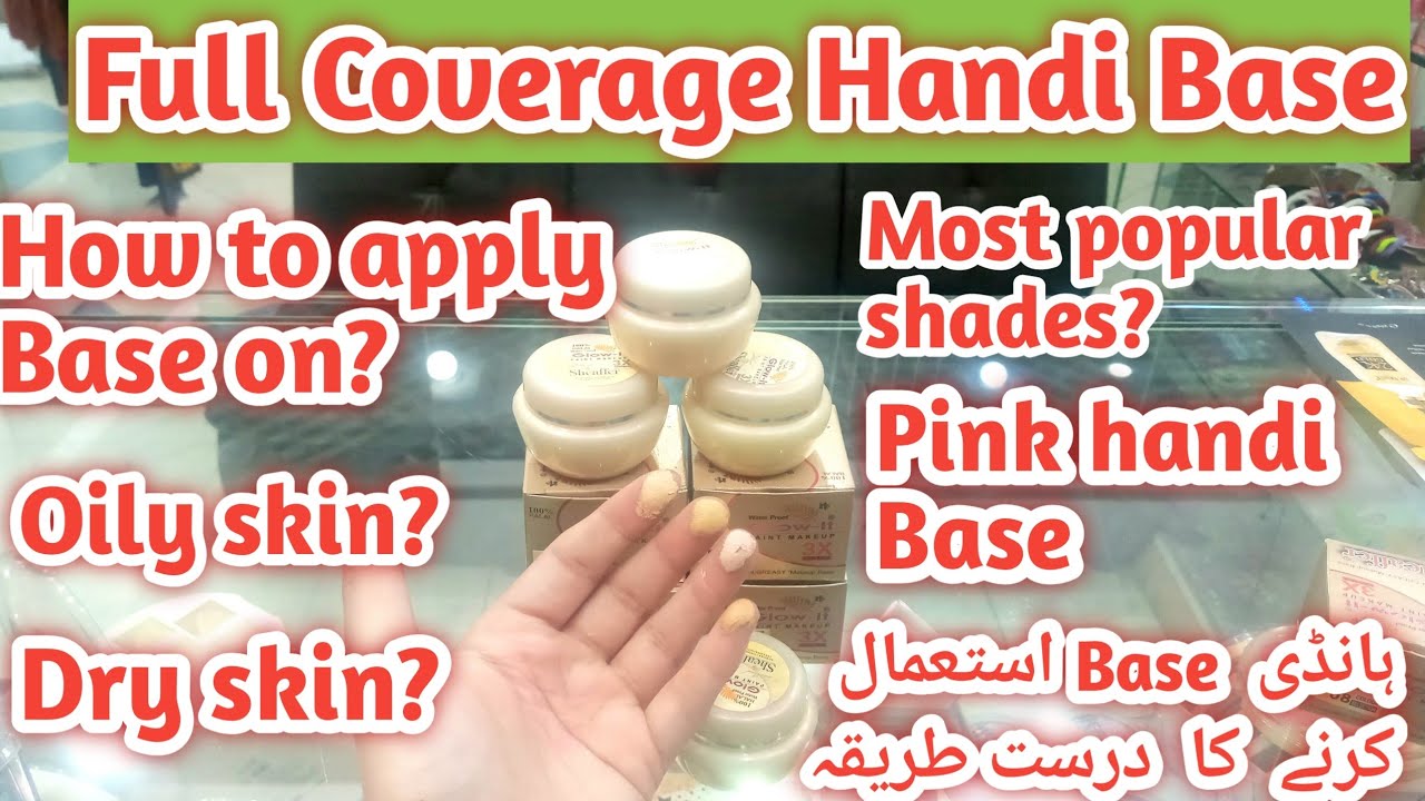 Shaeffer Glow it Handi Base Review,Coverage/How to use for Oily&Dry ...