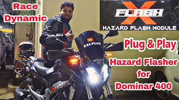 Flash X  Hazard Flasher For Dominar 400