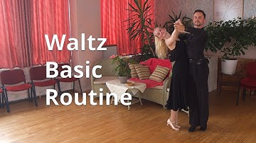 Waltz Basic Routine Membership (Silver) Figures | Marts Punins & Dana Jakobsone-Galvane