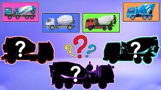 Guess the Right Cement Mixer Truck! | Fun Vehicle Puzzle | Lucky Vehicles screenshot 1