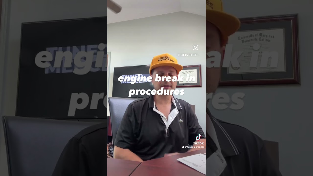 engine break in procedures