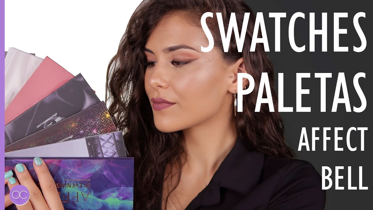 SWATCHES PALETAS DE SOMBRAS - AFFECT y BELL