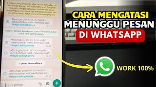 How to Fix the WhatsApp Message Waiting Error | New WhatsApp Messages Not Showing