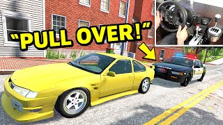 I started drifting in front of COPS!