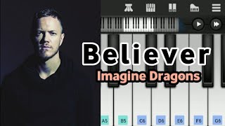 Imagine Dragons - Believer piano |تعلم عزف Believer على البيانو