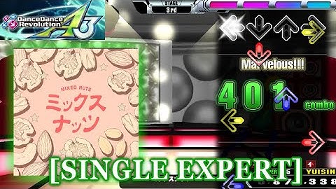 【DDR A3/GP】 ミックスナッツ [SINGLE EXPERT] 譜面確認＋Play
