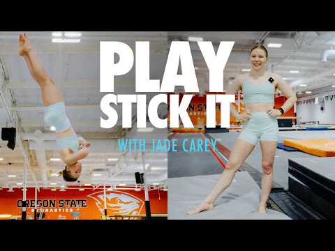 Can You Stick It | Jade Carey #gymlife #challenge