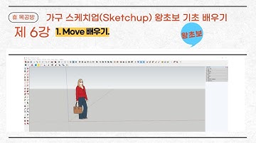 가구 스케치업(Sketchup)#가구제작#3D Modeling#왕초보#Move 배우기