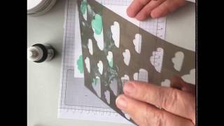 Stampin' Up! Embossing Paste technique