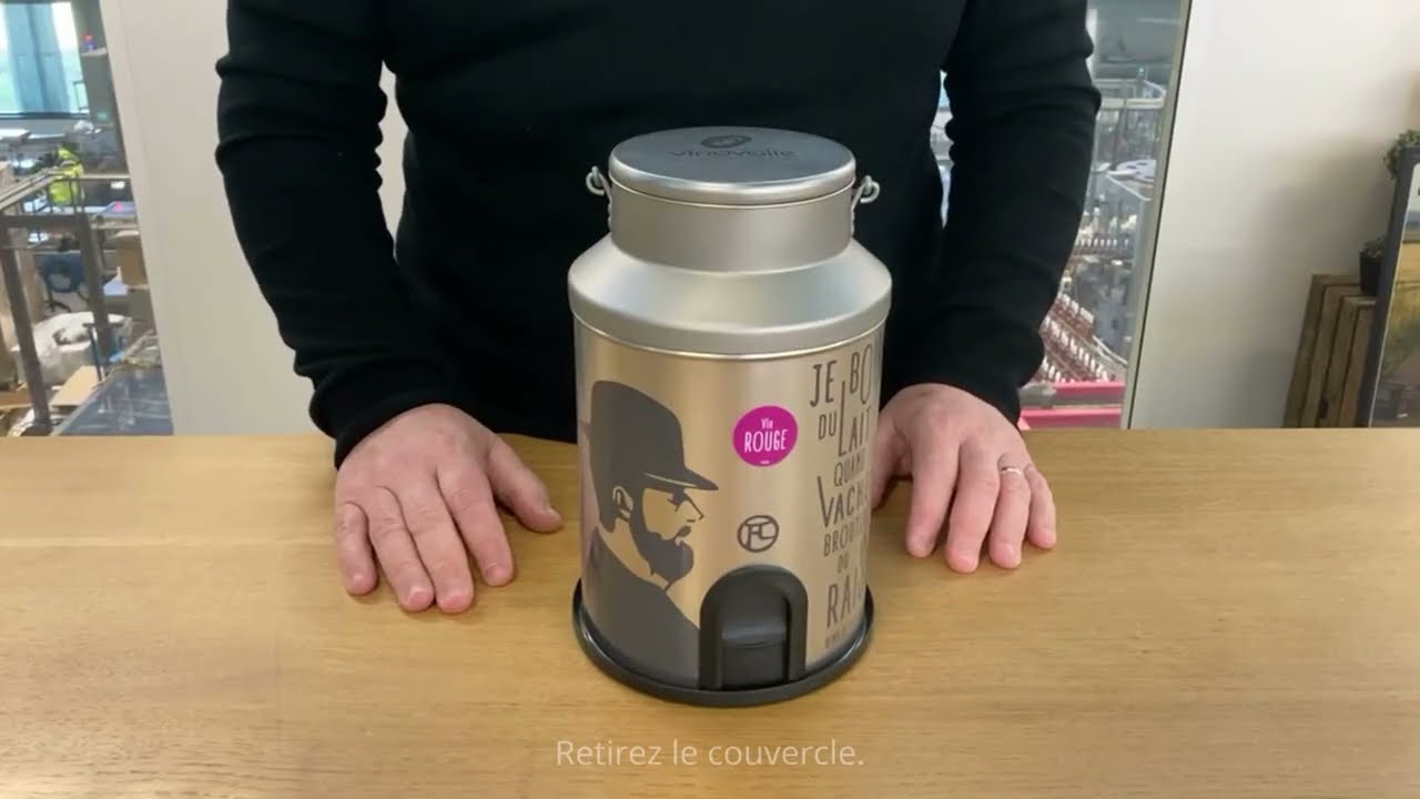 Le Pot au Lait - Le Bag-in-box revisité et réutilisable