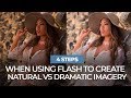 Four Steps When Using Flash to Create Natural vs Dramatic Imagery | Mastering Your Craft