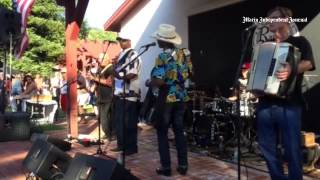 Zydeco Flames entertain at annual Fourth of July Rancho Nicasio bash.