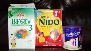 Which Formula Milk is best for babies | BF Morinaga | PediaSure | NIDO | Growing up formula | screenshot 1