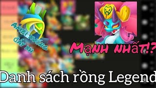 Danh sách rồng Legend vip trong Dragon city|Dragon city Legend vip tier list|Dragon City|esm