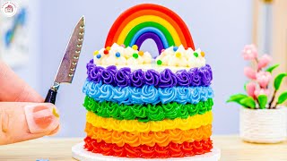 Miniature Rainbow Chocolate Cake 🌈 1000+ Perfect Rainbow Chocolate Cake Recipe Ideas 💖 Yummy Cakes