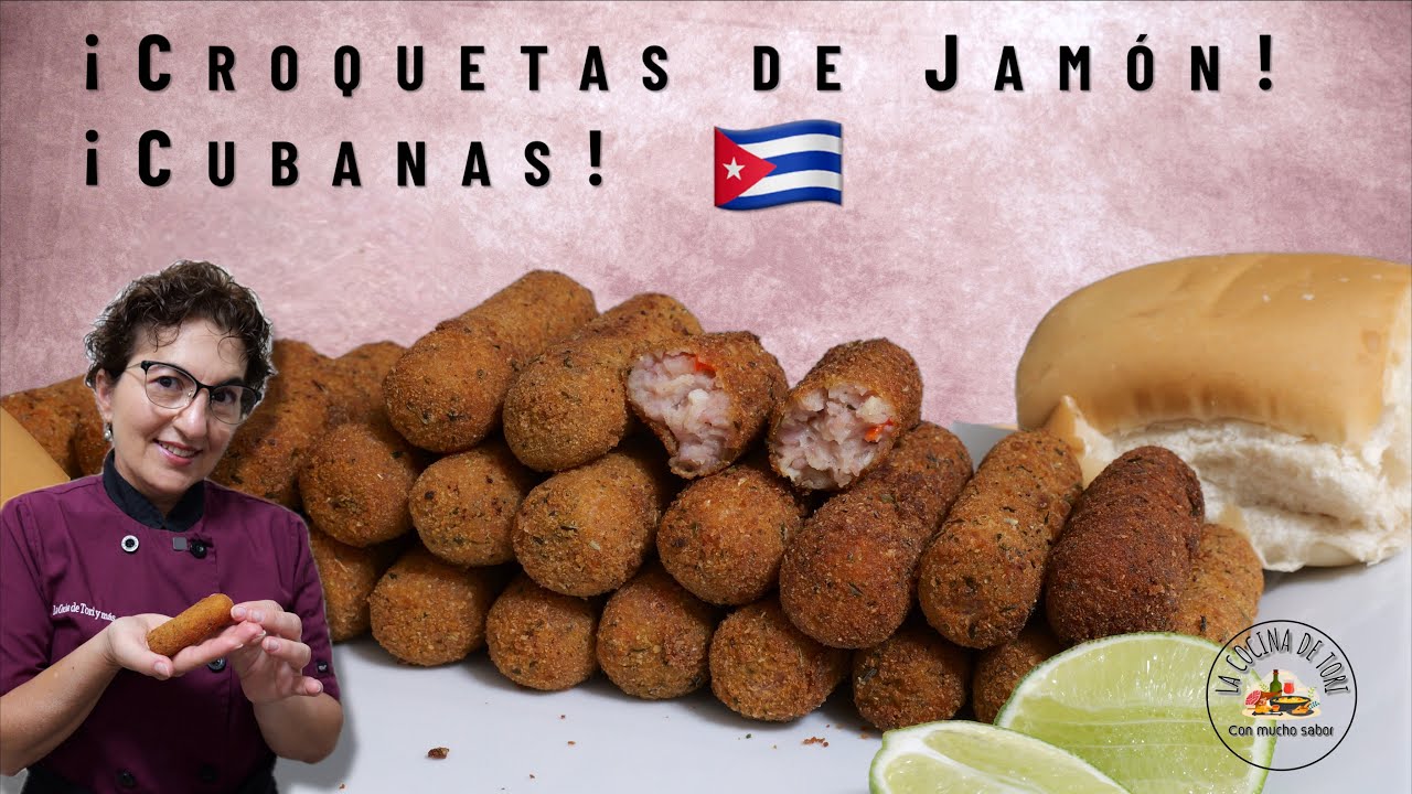 ¡Croquetas de Jamón! ¡Cubanas! 🇨🇺