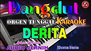 Derita  Karaoke Nada Wanita  Dangdut Orgen Tunggal rhoma Irama