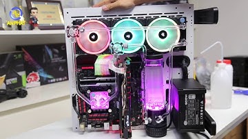 Timelapse Build PC : Crystal Machine - Bộ case chơi game bạch kim |  An Phat PC