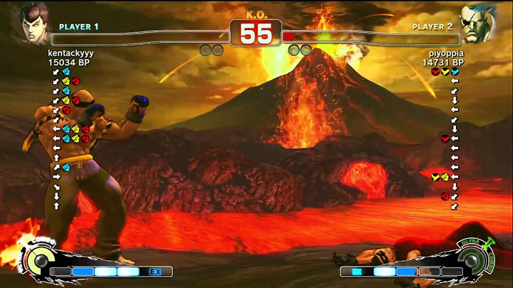 AFG [Sagat] vs kentackyyy [Fei] SSF4 Japanese Online Ranked Matches - TRUE-HD