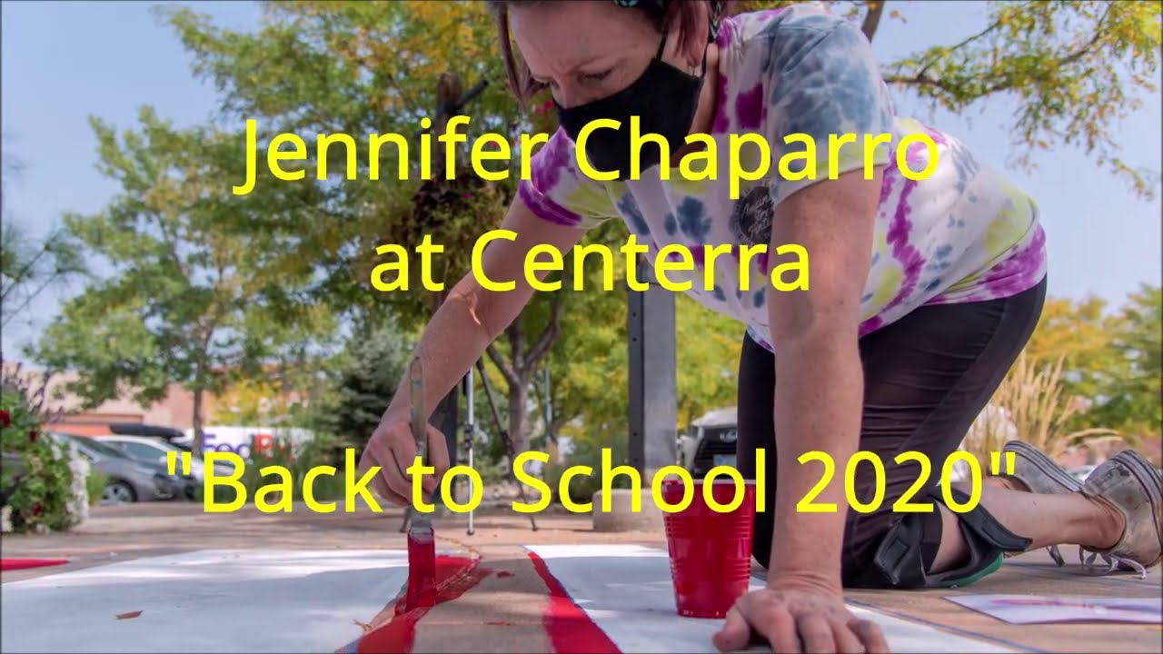 Jennifer Chaparro "Back to School 2020" Street Painting