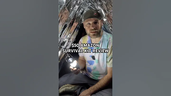 REVIEWING THE $50 AMAZON SURVIVAL KIT #shorts #survivalkit