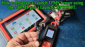 How to Program a Launch TPMS Sensor using the i-TPMS and CRP919XBT.