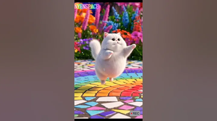 Video 9801381: cute white persian kitten, cat